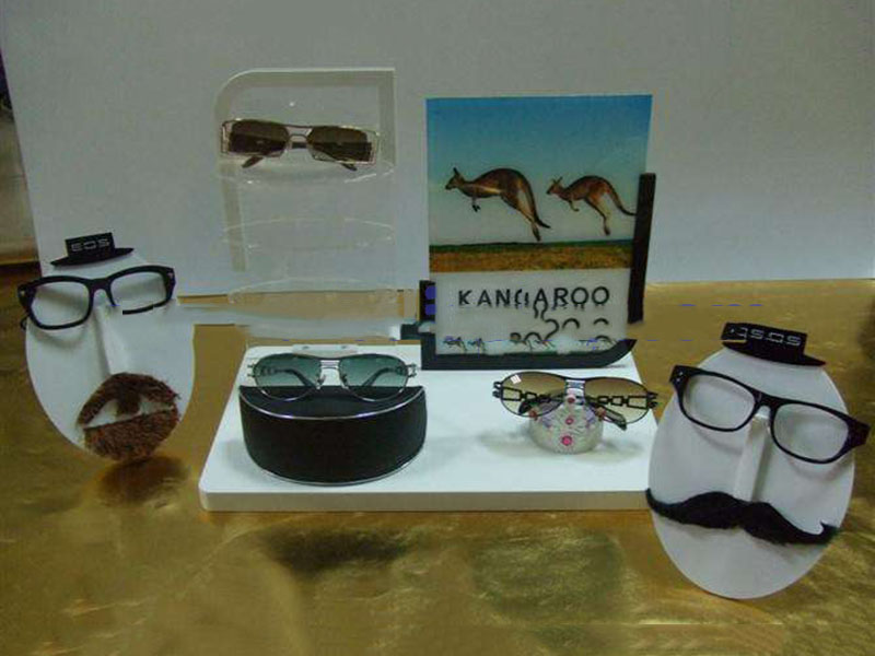 亞克力展架，有機(jī)玻璃眼鏡展示架