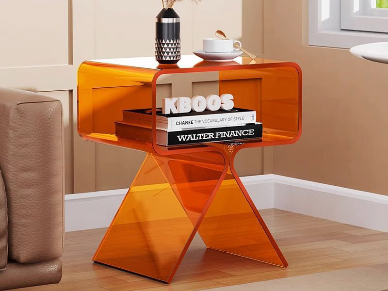 只字型個性時尚亞克力床頭柜廠家定制